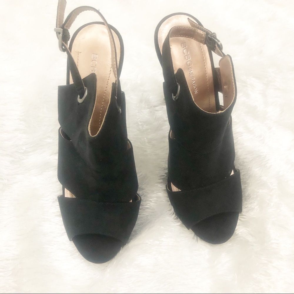 BCBGeneration Black Jazzmin style heels size 8.5